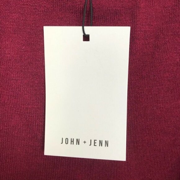 John + Jenn Cold Shoulder Sweater Red Small NEW - Picture 8 of 8